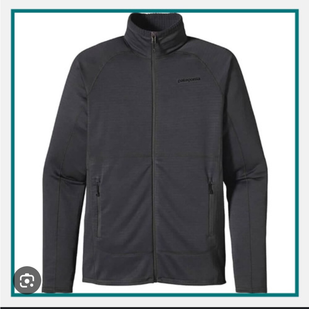 Patagonia Men’s R1 Full Zip Fleece Black Size XL